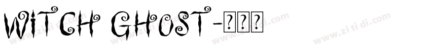 Witch Ghost字体转换